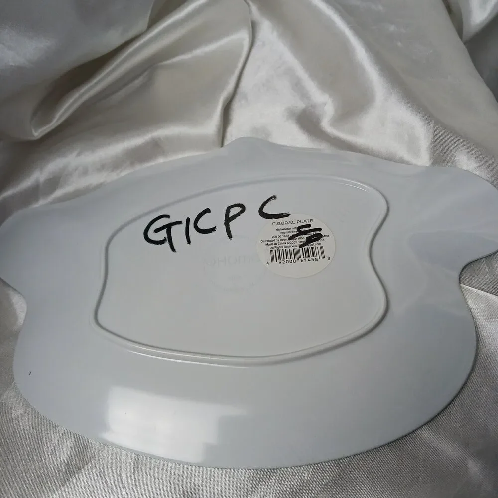 MONKEY FACE MELAMINE TODDLER KID PLATE 2009
